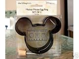Set Of 2 Mickey Mouse Icon Silhouette Egg/Pancake Rings (Walt Disney World Exclusive)