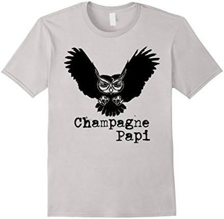 Men's Champagne papi shirt Medium Silver