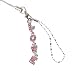 Hand Crafted Cellular Phone Charm - L-O-V-E Letters - Pink