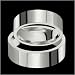 Liall - Exclusive 7mm Wide Platinum Wedding Bands - Custom Made for Him & Her. Price includes both Rings