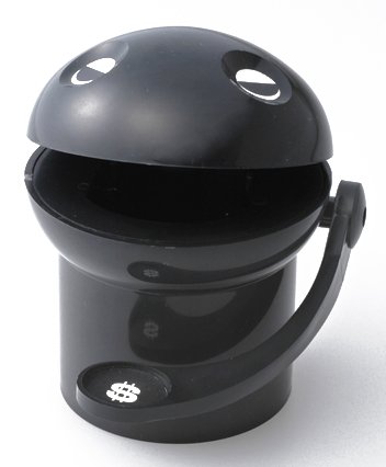 復刻 PACKMAN 楽しいしかけの貯金箱 ブラック