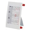 3-Monats-Tischkalender f�r 2012 + 2013, wei�/rot, mit Drehmechanik
