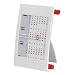 3-Monats-Tischkalender f�r 2012 + 2013, wei�/rot, mit Drehmechanik