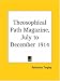 Theosophical Path Magazine, July to December 1914