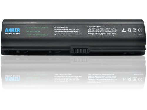 Anker® New Laptop Battery for HP Presario A900 A910 C700 C714nr C769us F500 F557us F558us F560 F572us F577 F577Cl F579wm F588 F700 F730 F735 F739 F730us F739wm F750 F750us F756nr F763nr , also fits 446506-001441425-001 ev089aa ev088aa - 18 Months Warranty [Li-ion 6-cell 4400mAh] On Sale