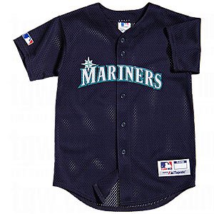 Majestic Youth MLB Replica Pro-Mesh Jerseys - Seattle Mariners