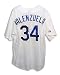 Fernando Valenzuela Autographed/Hand Signed Los Angeles Dodgers White Majestic Jersey