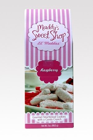 Maddy's Sweet Shop Lil' Maddies Raspberry Gourmet Shortbread Cookies