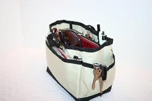Kwiki Purse Insert Organizer KHAKI Medium by BagnBasket