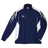 (ミズノ アスレチック)MIZUNO ATHLETIC ウオームアップシャツ A60SB200 A60SB200 14 ネイビー×ホワイト S
