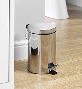 Flat Top Circular Pedal Bin