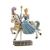 Disney Traditions by Jim Shore 4011745 Cinderella Riding a Carousel Horse Figurine 7-Inch