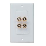 JobSite WP-4/5W Four-Connector Wallplate System