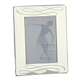 Waterford Ballet Ribbon Tarnish-Resistant Silver-plated 8-by-10-Inch Viewable Picture Frame