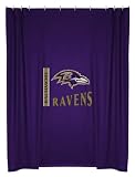 Best Quality Baltimore Ravens Shower Curtain Purple By Pem America