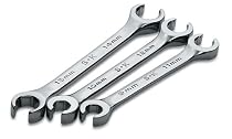 SK 373 SuperKrome 3 Piece 6 Point 10-Millimeter to 14-Millimeter Flare Nut Wrench Set