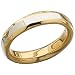 Mishmash Platinum and Yellow Gold Chic Ladies Wedding Band