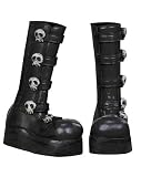 Gothic Strapped Latex Boot Covers