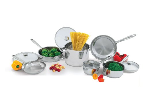Wolfgang Puck Stainless Steel 10-Piece Cookware Set product image