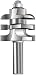 Stacked Rail and Stile Router Bit - Round Over Profile