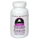 Source Naturals Vegetarian Pancreatin 475mg, 120 capsules (Pack of 2)