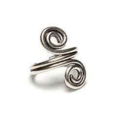 Double Twist Sterling Silver Ear Cuff