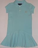 Ralph Lauren Girls Annora Polo Dress Dropped Waist Polo Pony Logo