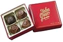 Helen Grace Chocolates, Assorted Milk & Dark Chocolate Truffles, 2 oz. Red Box, 3-pack
