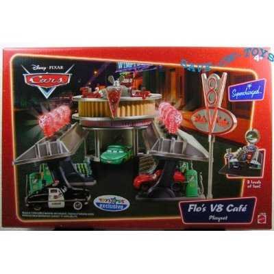 Childrens Toyshop  Toys : Disney Pixar Cars The Movie Flo's V8 Cafe Playset
