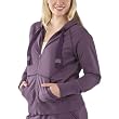 Pure Energy Plus Long Sleeve French Terry Cotton Hoodie - Purple
