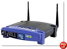 Linksys-Cisco WRT54GL Wireless-G Broadband Router (Compatible with Linux)