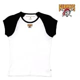 Pittsburgh Pirates Girls Mini Star Cap Sleeve T-shirt by Antigua