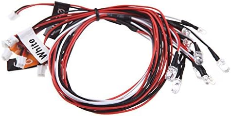 JC1990 No Solder Realistic New Highlight 12-LED Lighting Kit for RC Cars Trucks 1/10th Scale Smaller Part