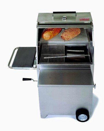 Hasty-Bake Continental 84 Stainless Steel Charcoal Grill