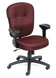 Ergonomic Office Chair in Burgundy - B1571-BY