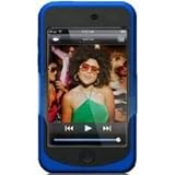 iSkin ISKTCH2GBE 2G iPod Touch Duo Silicon Skin Protector - Sonic (Blue/Black)