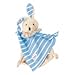 Kaethe Kruse 89072 - Doudou Lapin rayé bleu(organic)