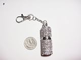 4gb Crystal Lipstick Case Keychain Usb Flash Drive Keychain