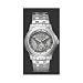 Harley Davidson Men's Bulova Watch. Pewter medallion dial with raised Harley motor image. 76A021.