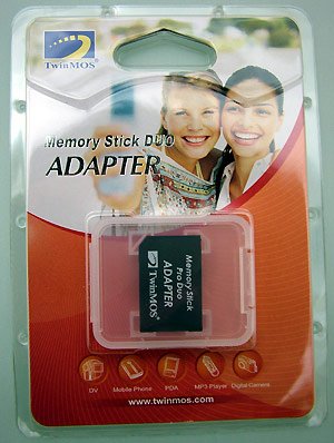 Cover image : TwinMos microSD to Pro duo変換アダプター