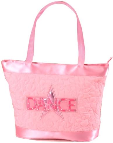 Dansbagz Quilted Star Dance Tote Bag One Size Pink