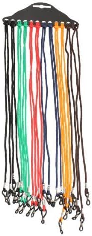 Crazycity New Fashion Hign Quality 12 Pcs Unisex Eyewear Braided Colorful Nylon Cord Sports Reading Glass Sunglass Neck Safety Strap Eyeglass Cord Lanyard Holder