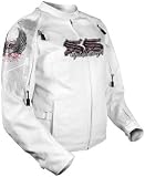 Speed & Strength To The Nines Ladies Textile Motorcycle Jacket White Medium M 870497