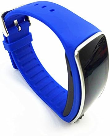 LUCKYMALL Replacement Plastic Band for Samsung Galaxy Gear Fit (Blue)