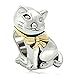 Pugster Cat Animal Charm Sale Cheap Silver Plated Beads Fit Pandora Jewelry Charms Bracelet Gifts