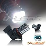 V-LEDS HID WHITE 3W CREE DRL BULBS HB3 9005
