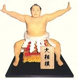 日本人形　相撲イメージ