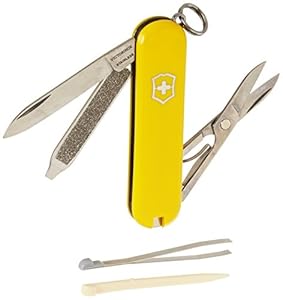 Victorinox Swiss Army Classic SD Pocket Knife (Yellow)
