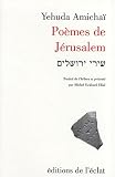 Poèmes de Jérusalem : Edition bilingue français-hébreu