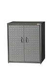 Powell Hot Rod Steel 2-Door Floor Storage Cabinet with Adjustable Shelf